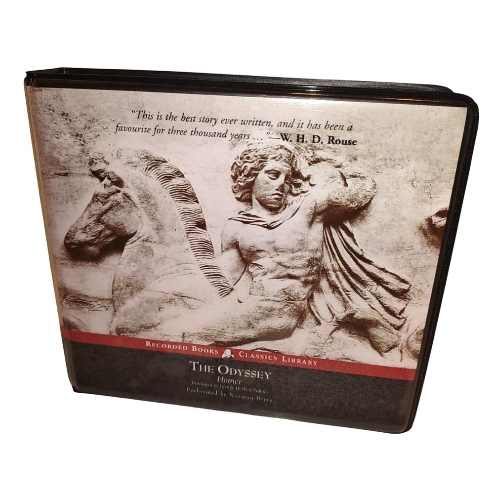 The Odyssey Homer Unabridged AudioBook 11 CD Set Recorded Books '89 Norman Dietz